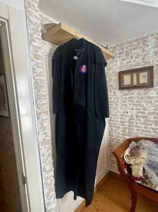 Túnica Nazareno Ruan Negro y Antifaz