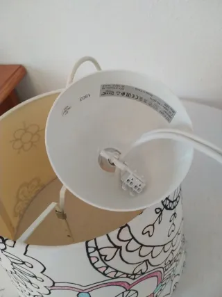 Lámpara colgante infantil decorada