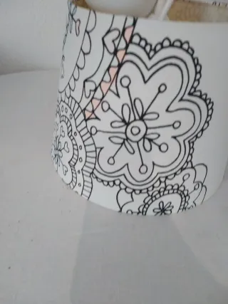 Lámpara colgante infantil decorada