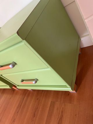 Mesitas de noche verdes (2 unidades)