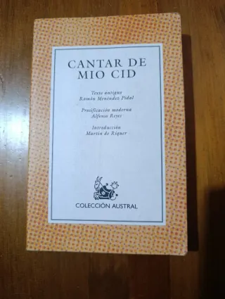 Cantar de Mio Cid/ The Poem of the Cid (Spanish...