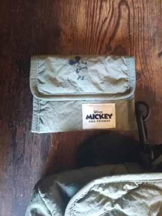 Bandolera y Cartera Mickey Mouse Disney Verde