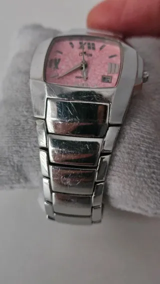 Reloj Lotus Mujer Rosa y Plateado