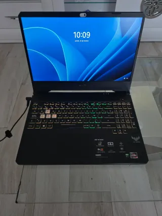 Portátil Gaming Asus FX505DT Negro/Rojo