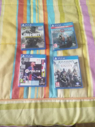 PS4: Call of Duty, God of War, FIFA 21, Assassin's