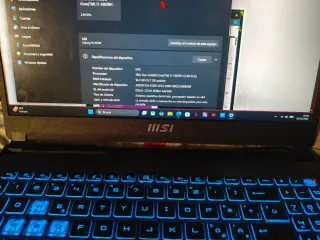 Portátil Gaming MSI RTX 4060 Negro