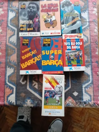 Lote Cintas VHS Fútbol Sport Mundo Deportivo