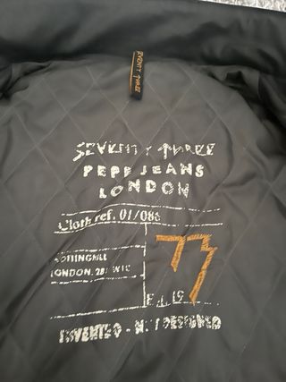 Chaqueta Pepe Jeans London 73 Negra Talla XL