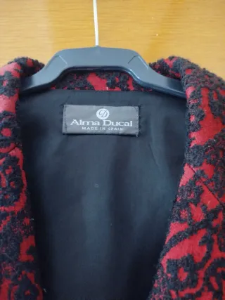 Chaqueta Vintage Roja y Negra