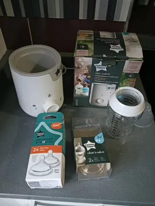 Calienta biberones Tommee Tippee + 3 tetinas