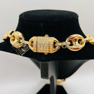 CADENA CALABROTE CIRCONITAS ORO18K