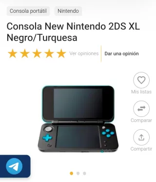 Nintendo 2DS XL Negra
