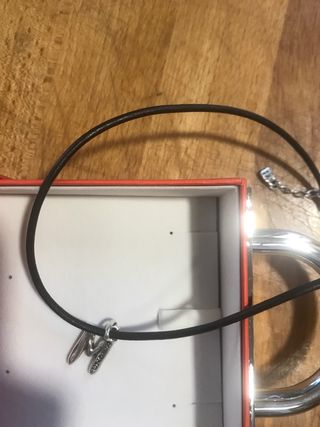 Collar inicial M Uno de 50 Plata