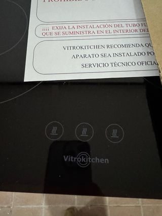 Placa vitrocerámica táctil a gasmarca votrokitchen
