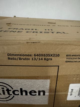 Placa vitrocerámica táctil a gasmarca votrokitchen