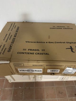 Placa vitrocerámica táctil a gasmarca votrokitchen