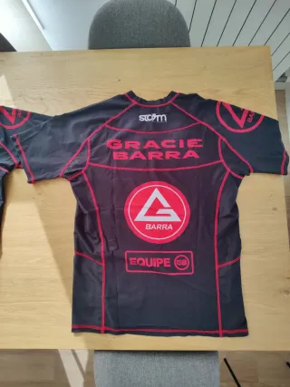 2 Rashguards licras Gracie Barra Talla L y M.