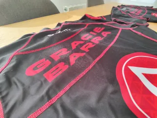2 Rashguards licras Gracie Barra Talla L y M.