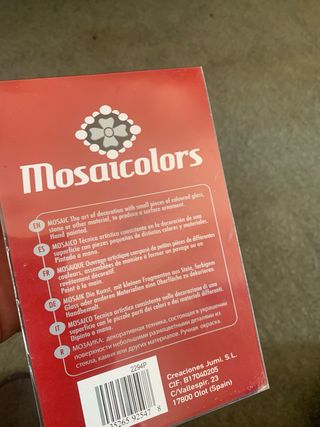 Figura lagarto mosaico nueva en caja