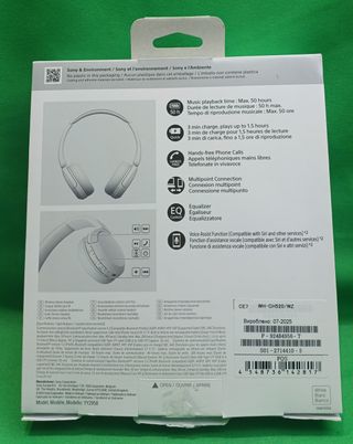 Sony WH-CH520 Auriculares Inalámbricos Blancos