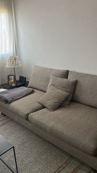 Sofá de 2 plazas en tela