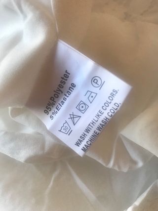 Pantalón de encaje blanco Talla M