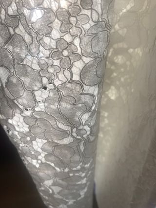 Pantalón de encaje blanco Talla M