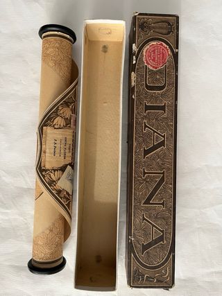 Rollo de pianola de papel antiguo