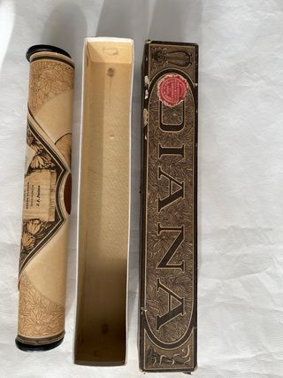 Rollo de pianola de papel antiguo