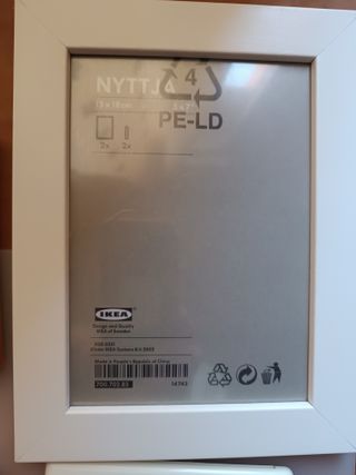 Lote 6 Marcos Fotos RONGDA Madera/Plástico