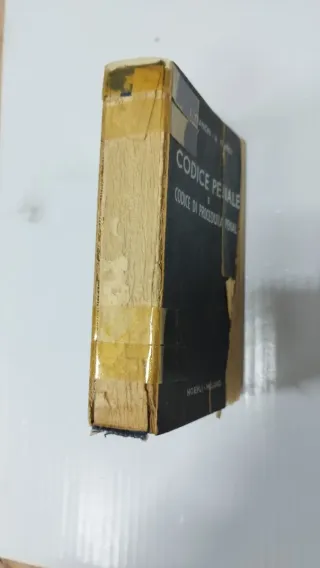 Libro Codice Penale 1953 Hoepli Vintage Antico