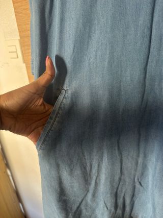 Vestido camisero vaquero Milano azul