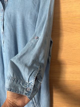 Vestido camisero vaquero Milano azul