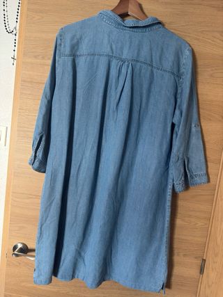 Vestido camisero vaquero Milano azul
