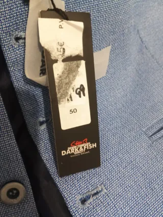 Traje Zara Azul Talla 52 regalo chaleco