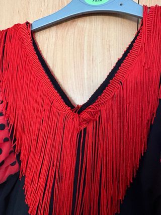 Vestido Flamenca Niña talla 5/6 años