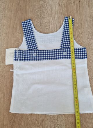 Canotta Coccodè cotone 9/12 mesi quadretti