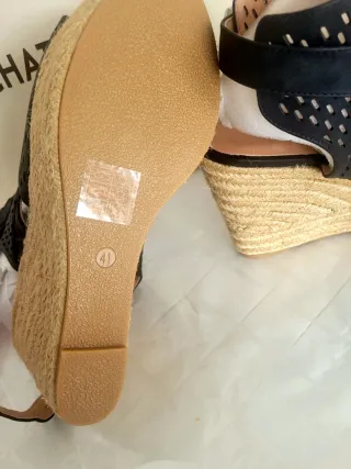 Sandalias mujer con cuña T-41