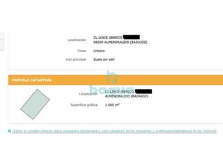 Terreno en venta en Almendralejo