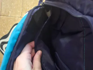 Mochila Real Madrid Adidas Azul y Blanca