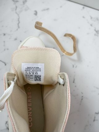 Converse plataforma rosa