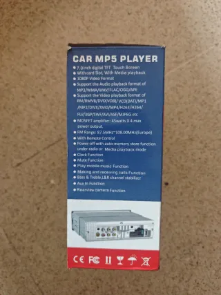 Reproductor MP5 Coche CML-PLAY