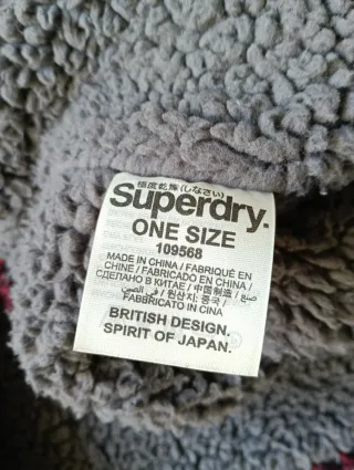 Superdry Sciarpone Invernale Rosso