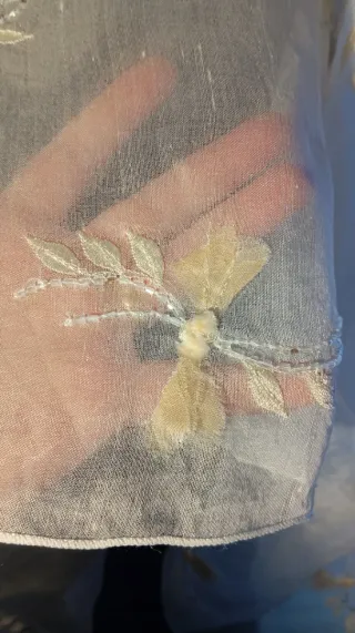 Vestido de Novia beige y Dorado