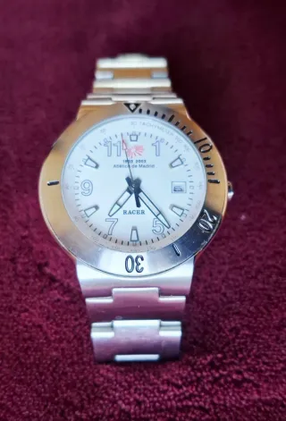 Reloj Racer y Monedas Centenario Atlético Madrid