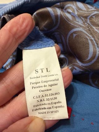 Pantalón pana Carolina Herrera azul