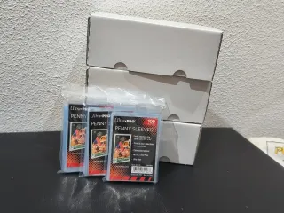 3 Cajas Almacenaje y 3 Penny Sleeves Ultra Pro