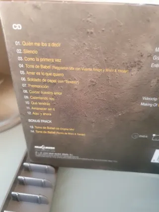 David Bisbal Premonición pack original