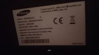 Televisión Samsung Negra