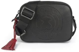 Bolso Tous Negro con Adorno Rojo